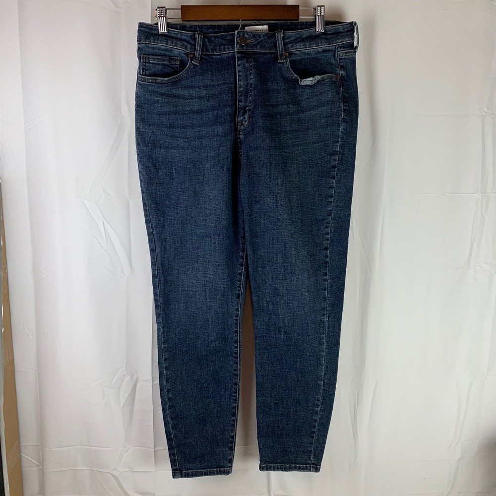 Pistola Skinny Jeans Womens 32 Blue High Rise Medium Wash P6731MTW-MDY Stretch